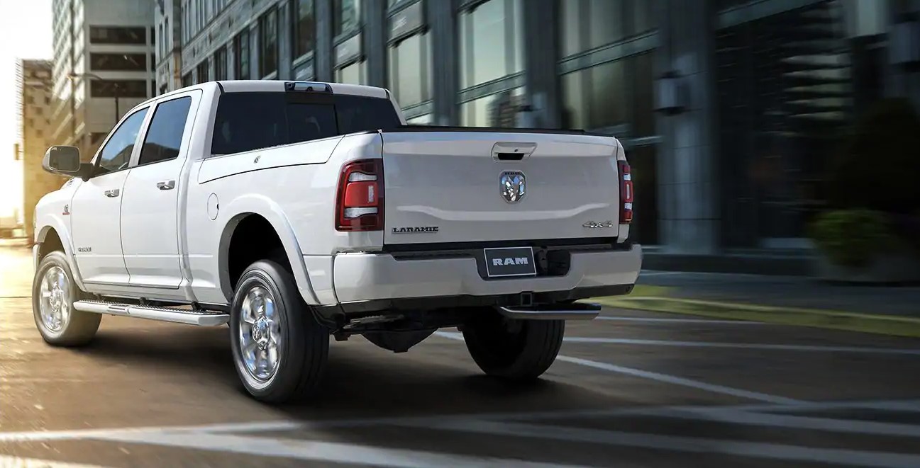 2019 Ram 2500 Rear White Exterior